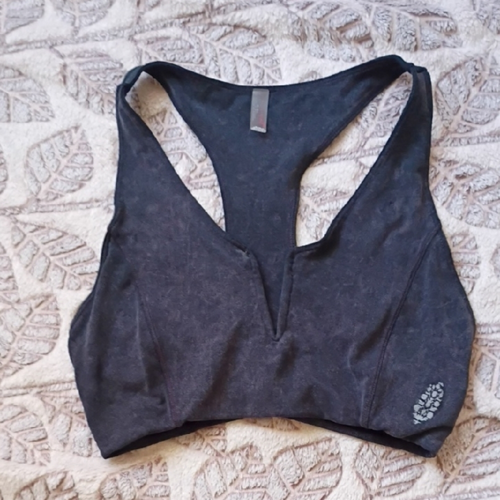 Free People Midnight Black Sports Bra